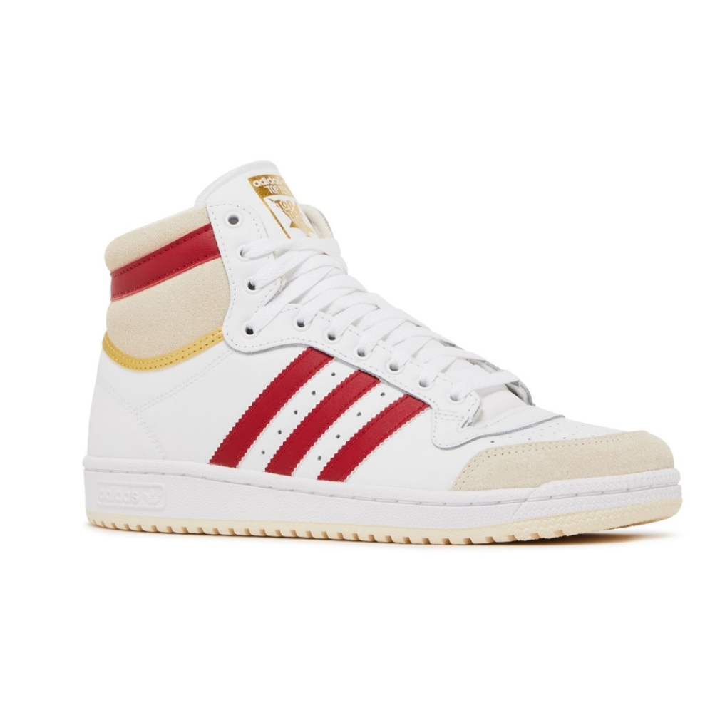 Top Ten High 'White Team Victory Red' Size 7.5 Men